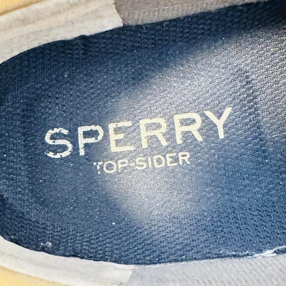 Sperry Shoes Mens 10 Brown Leather Top Sider Boat Mesh 2 Eye Deck Casual Classic - Picture 10 of 12